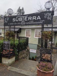 a building with a sign reading Subterra.