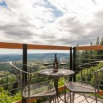 Outside elevated porch in Wine Country Room